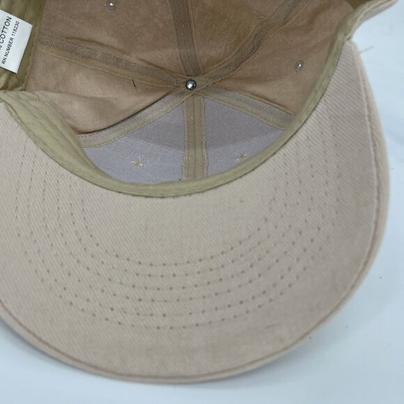 B.A.S.S. Fishing Bass Cap Hat Adjustable Baseball Snapback Tan Khaki - Picture 6 of 7